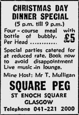 Square Peg advert 1976